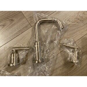 Moen Gibson 2 Handle Brushd Nickel Faucet Bathroom